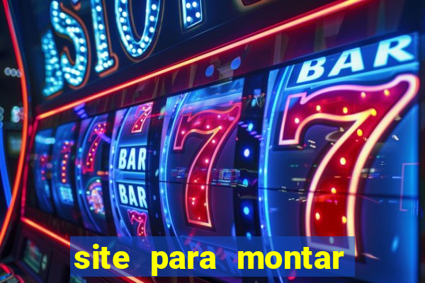 site para montar time de futebol